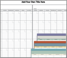 2 Month Calendars