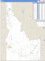Idaho  Wall Map