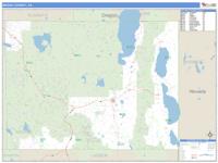 Modoc County, CA Wall Map Zip Code