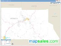 Archuleta County, CO Wall Map Zip Code