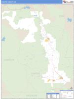 Chaffee County, CO Wall Map Zip Code