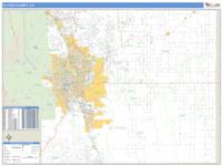 El Paso County, CO Wall Map Zip Code