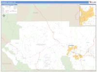 Fremont County, CO Wall Map Zip Code