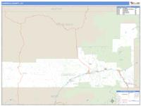Garfield County, CO Wall Map Zip Code