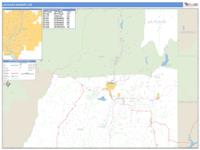 La Plata County, CO Wall Map Zip Code