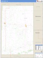 Yuma County, CO Wall Map Zip Code