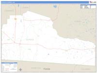 Echols County, GA Wall Map Zip Code