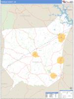 Franklin County, GA Wall Map