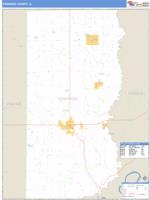 Edwards County, IL Wall Map Zip Code