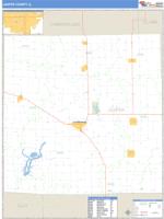 Jasper County, IL Wall Map Zip Code