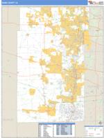Kane County, IL Wall Map Zip Code