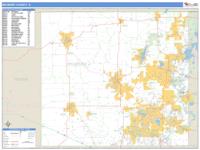 McHenry County, IL Wall Map Zip Code