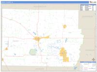Perry County, IL Wall Map Zip Code
