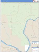 Pope County, IL Wall Map Zip Code