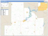 Shelby County, IL Wall Map