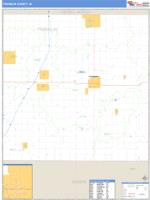Franklin County, IA Wall Map Zip Code