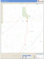 Chase County, KS Wall Map Zip Code