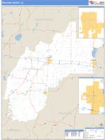Richland County, LA Wall Map Zip Code