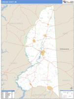 Caroline County, MD Wall Map Zip Code