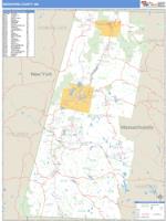 Berkshire County, MA Wall Map Zip Code