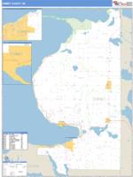 Emmet County, MI Wall Map Zip Code