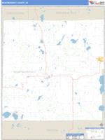 Montmorency County, MI Wall Map Zip Code