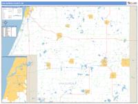 Van Buren County, MI Wall Map Zip Code