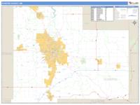 Olmsted County, MN Wall Map Zip Code