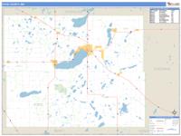 Pope County, MN Wall Map Zip Code