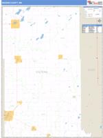 Wadena County, MN Wall Map Zip Code