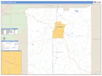 Lincoln County, MS Wall Map Zip Code