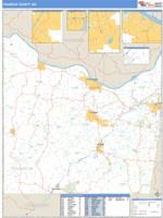 Franklin County, MO Wall Map Zip Code
