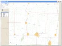 Linn County, MO Wall Map Zip Code
