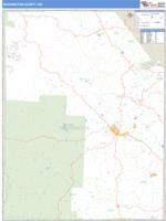 Washington County, MO Wall Map Zip Code