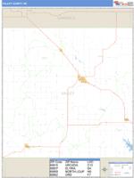 Valley County, NE Wall Map Zip Code