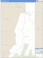 Lander County, NV Wall Map Zip Code