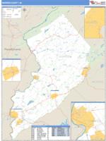 Warren County, NJ Wall Map