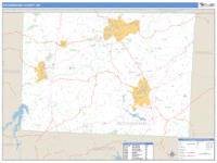 Rockingham County, NC Wall Map Zip Code