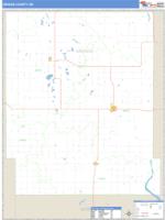 Griggs County, ND Wall Map Zip Code