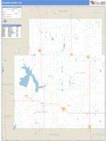 Nelson County, ND Wall Map Zip Code