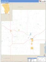 Coal County, OK Wall Map Zip Code