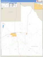 Woodward County, OK Wall Map Zip Code