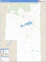 Harney County, OR Wall Map Zip Code