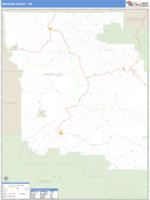 Wheeler County, OR Wall Map Zip Code