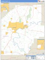 Venango County, PA Wall Map Zip Code