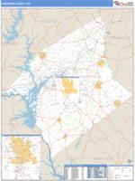 Anderson County, SC Wall Map Zip Code