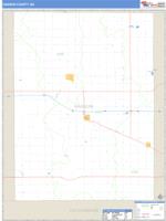 Hanson County, SD Wall Map Zip Code