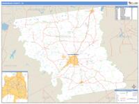 Anderson County, TX Wall Map Zip Code