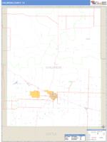 Childress County, TX Wall Map Zip Code