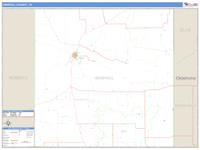 Hemphill County, TX Wall Map Zip Code
